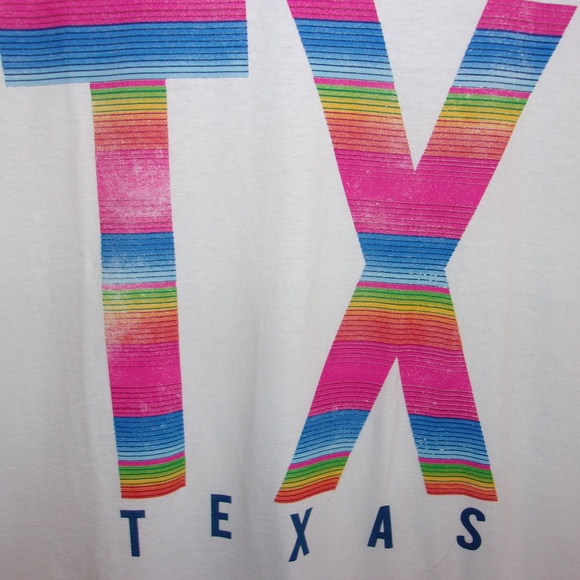 NWT Raw State White Texas T-Shirt - Picture 1 of 4